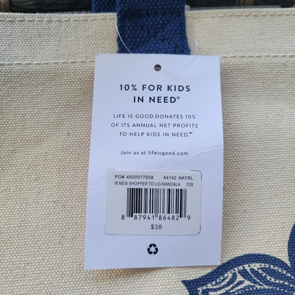 Life Is Good Cotton Canvas Tote - Picture 7 of 10